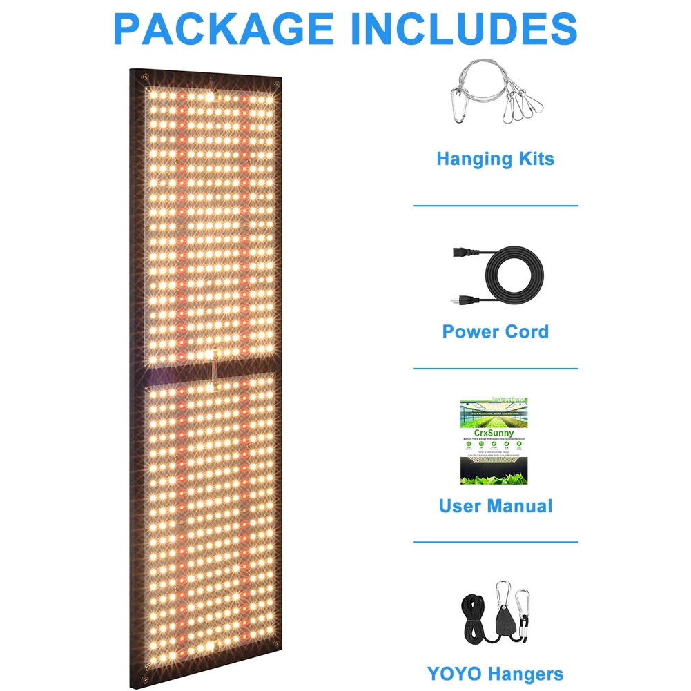 CrxSunny 240W Samsung LED Board 2000W Samsung LM281B LED Grow Light Full Spectrum IR UV LED Indoor Growing Lamps