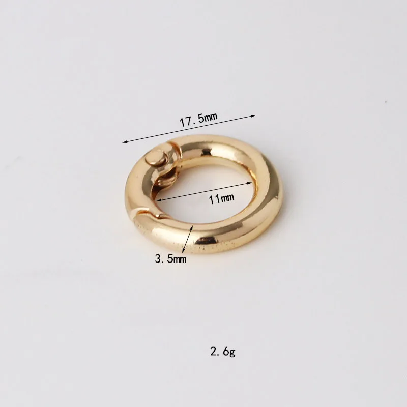 10-60mm Hardware Accessories Zinc Alloy Suspenders Shoes Hat Round Buckle DIY Luggage Handbag Zinc Alloy O Ring