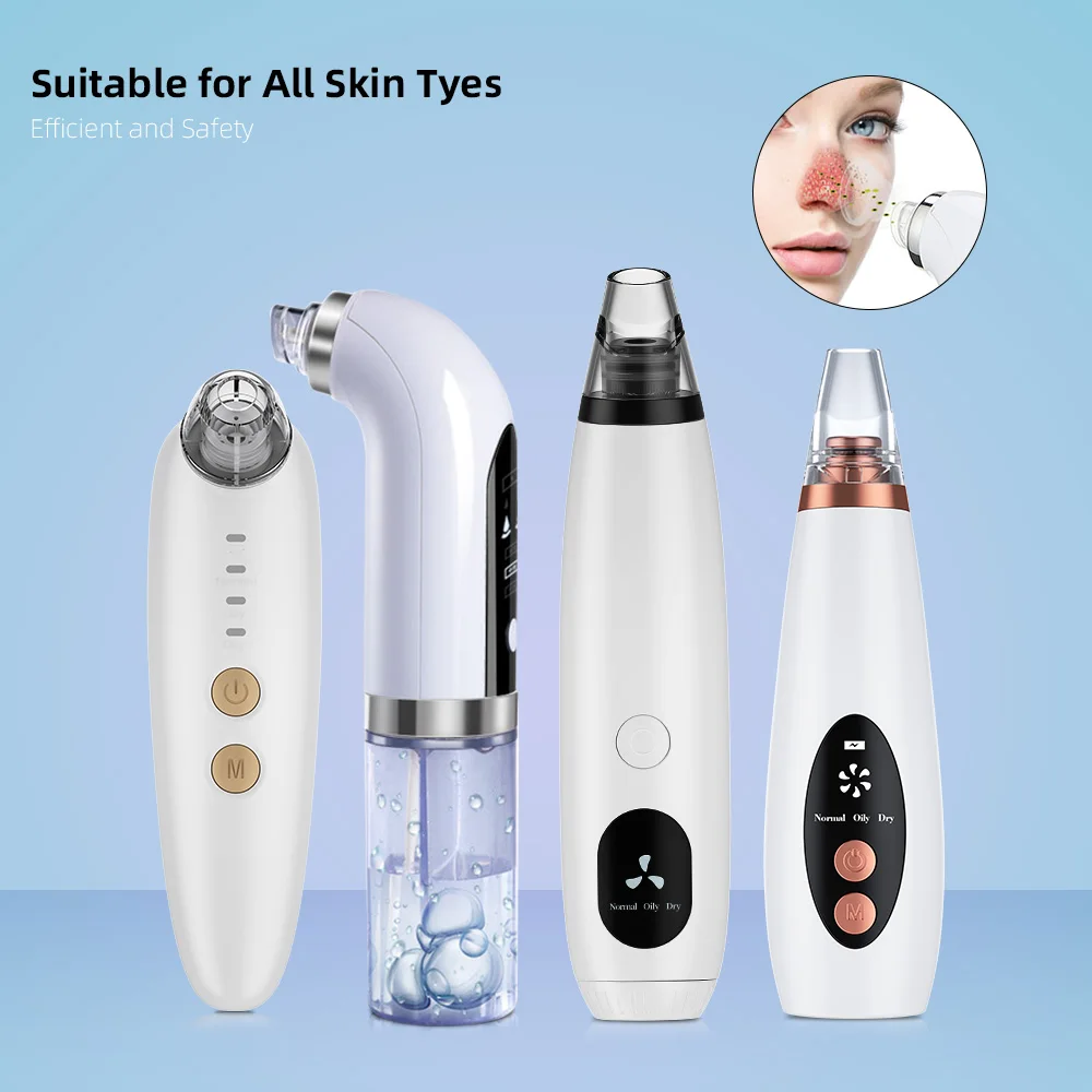 
Portable Personal Beauty Care Deep Clean Whitehead Comedo Pimple Acne Face Skin Blackhead Removal Machine 
