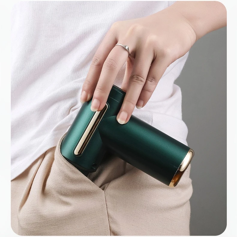 2024 Mini Fascial Gun Cordless Handle Sports Percussion Deep Tissue Percussion Muscle Vibration Body Muscle Massage Gun