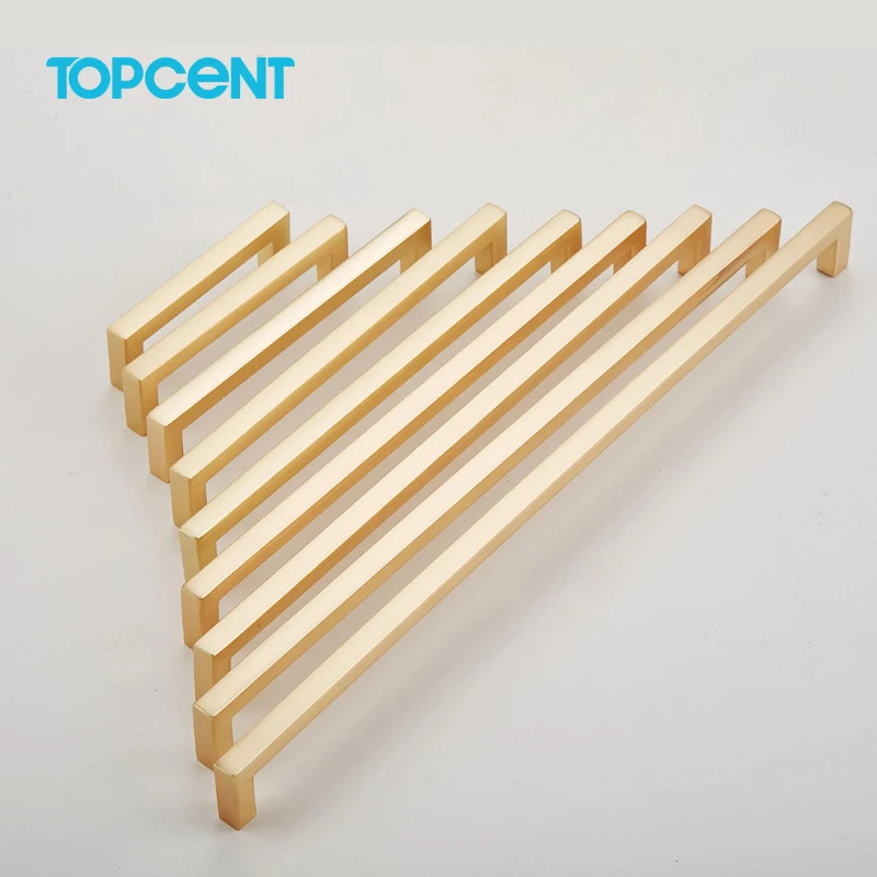 Ручка для мебели TOPCENT в современном стиле кухонный шкаф прочная квадратная ручка бара