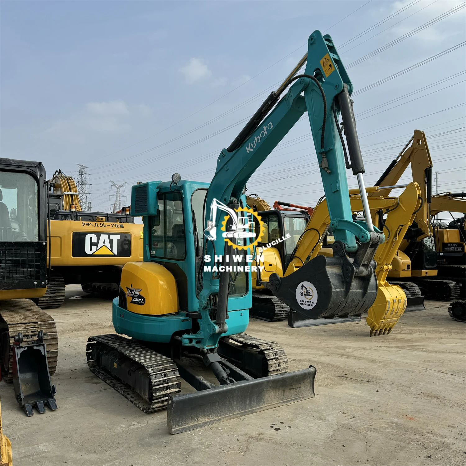 in Stock Used Kubota U35 Mini Crawler Excavator Secondhand KUBOTA U35 U55 Excavadora Building Digger Strong Engine Construction