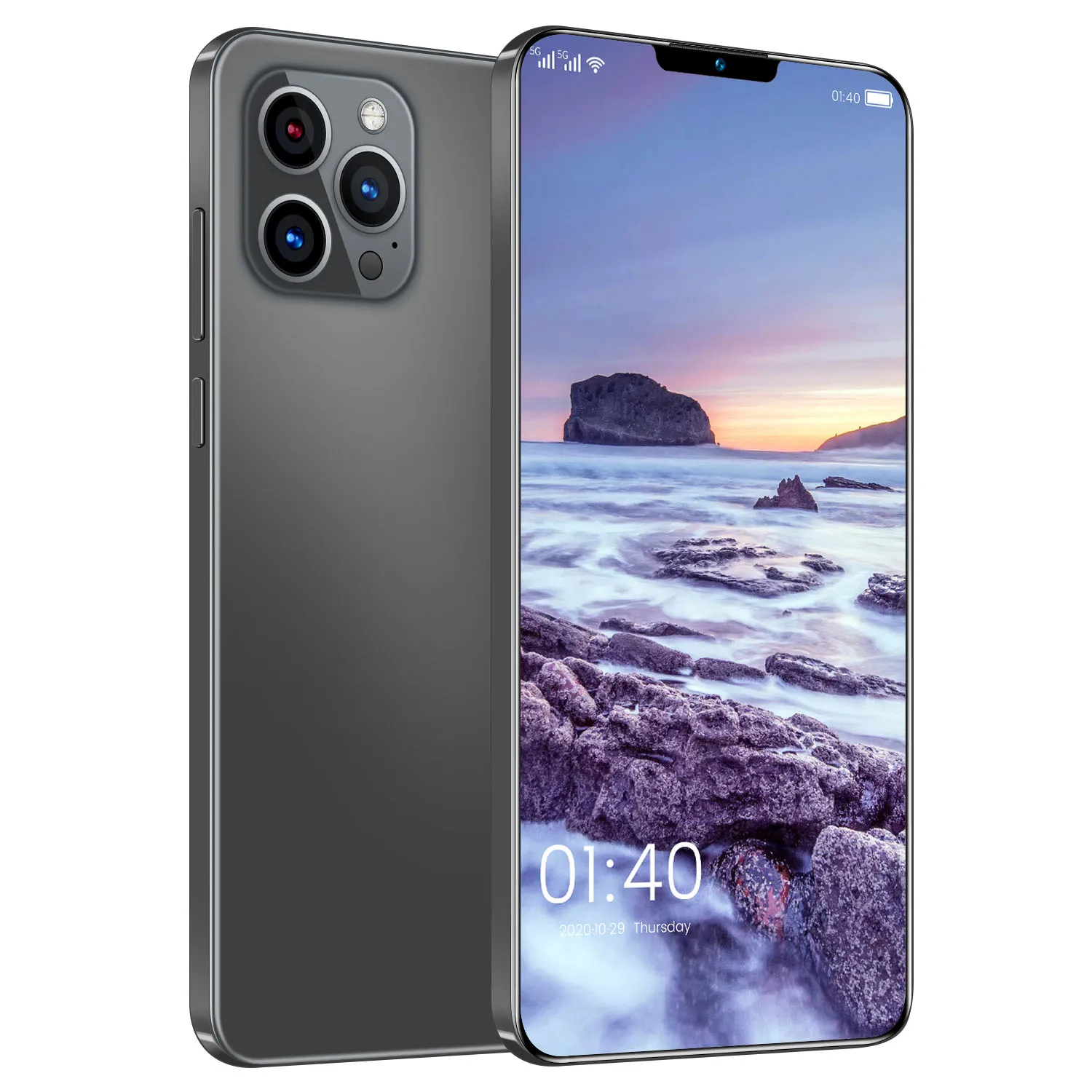 Мобильный телефон Phone12 Pro Max двойная карта ожидания сенсорный экран 6 7 дюйма Android 5g 12 Гб +