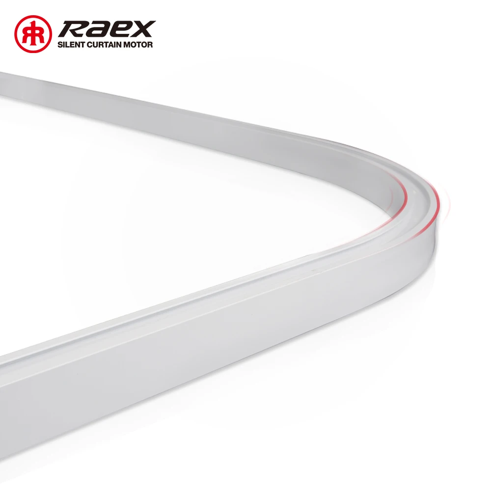 Wall Mounting S Folding Track Hospital Bed Rails Customized Manual Silent Aluminum Electrophoresis Flexible Curtain Rail