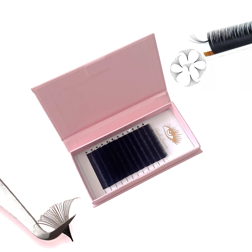Volume premade lash suppliers eco friendly private label bulk easy fanning eyelash extensions wholesale