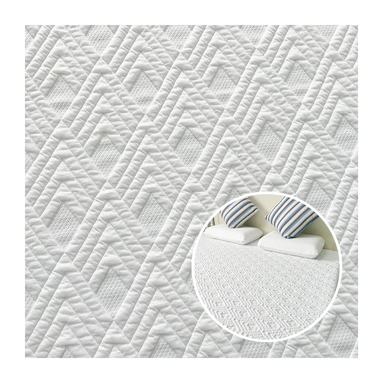 100% Polyester Comfortable Jacquard Fabric Cool Home Textile Mattress Grip Fabric