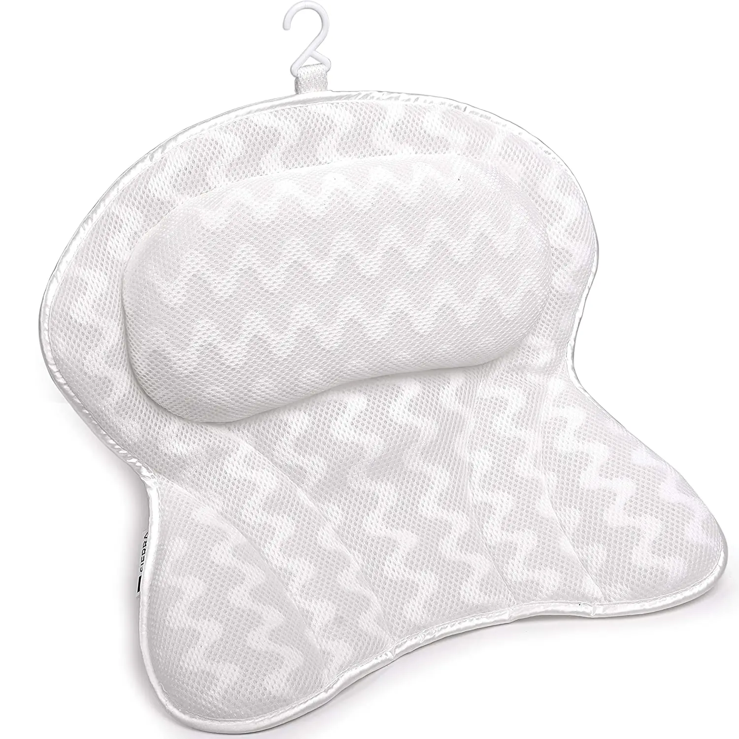 Amazon Hot sale Bath Pillow  Spa Bathtub Ergonomic for Tub Luxury Soft 3D Mesh Strong Grip Suction Cups Soaking Large