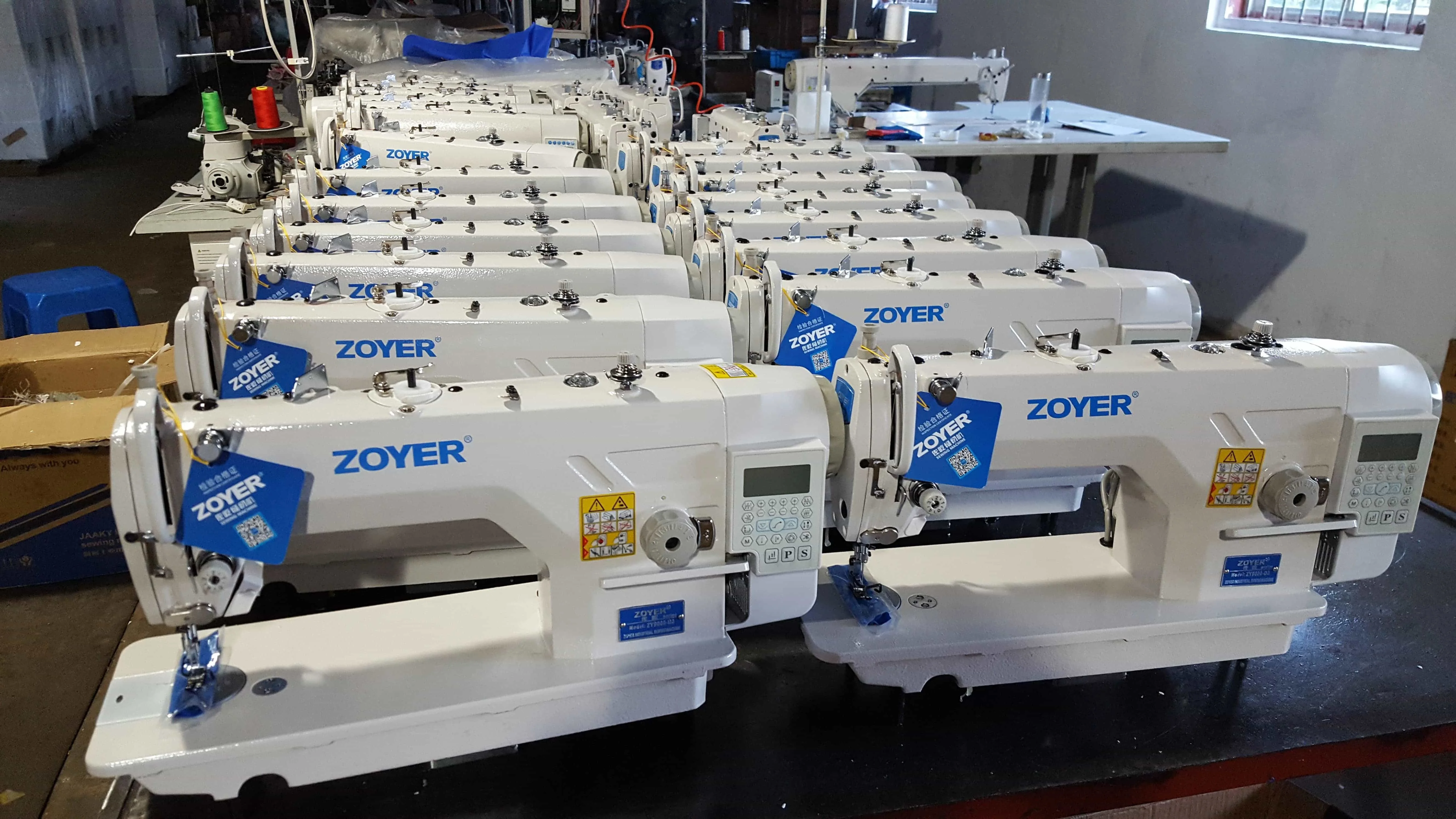 ZY9000-D4 Direct Drive Auto Trimmer Lockstitch industrial sewing machine for garment factory