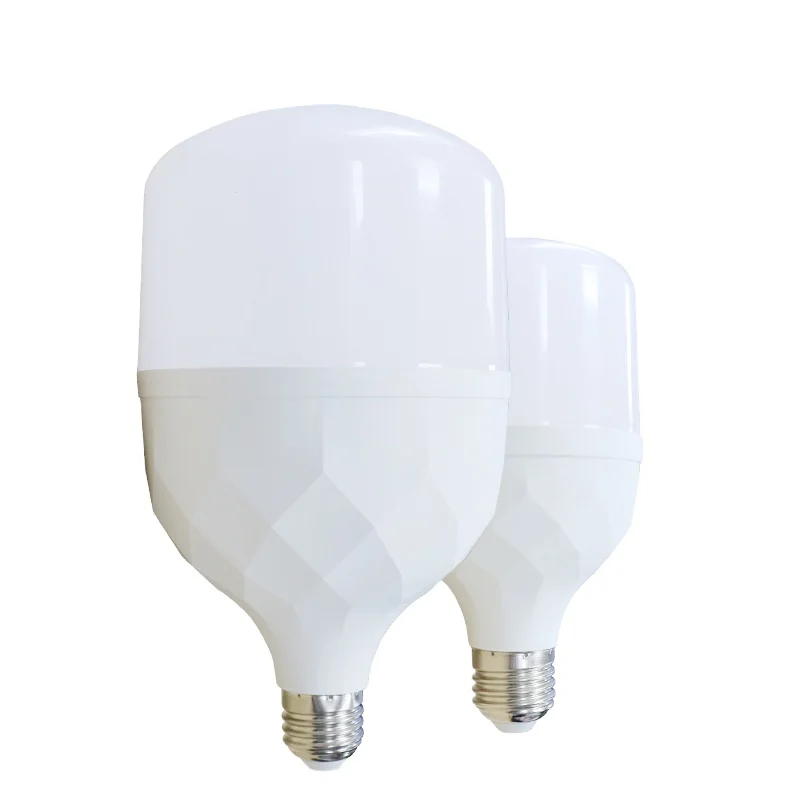 Custom CE White T Shape Bulb PP Aluminum LED Bulb 5w 9w 13w 18w 28w 38w 48W 60W B22 E27 Led Bulb