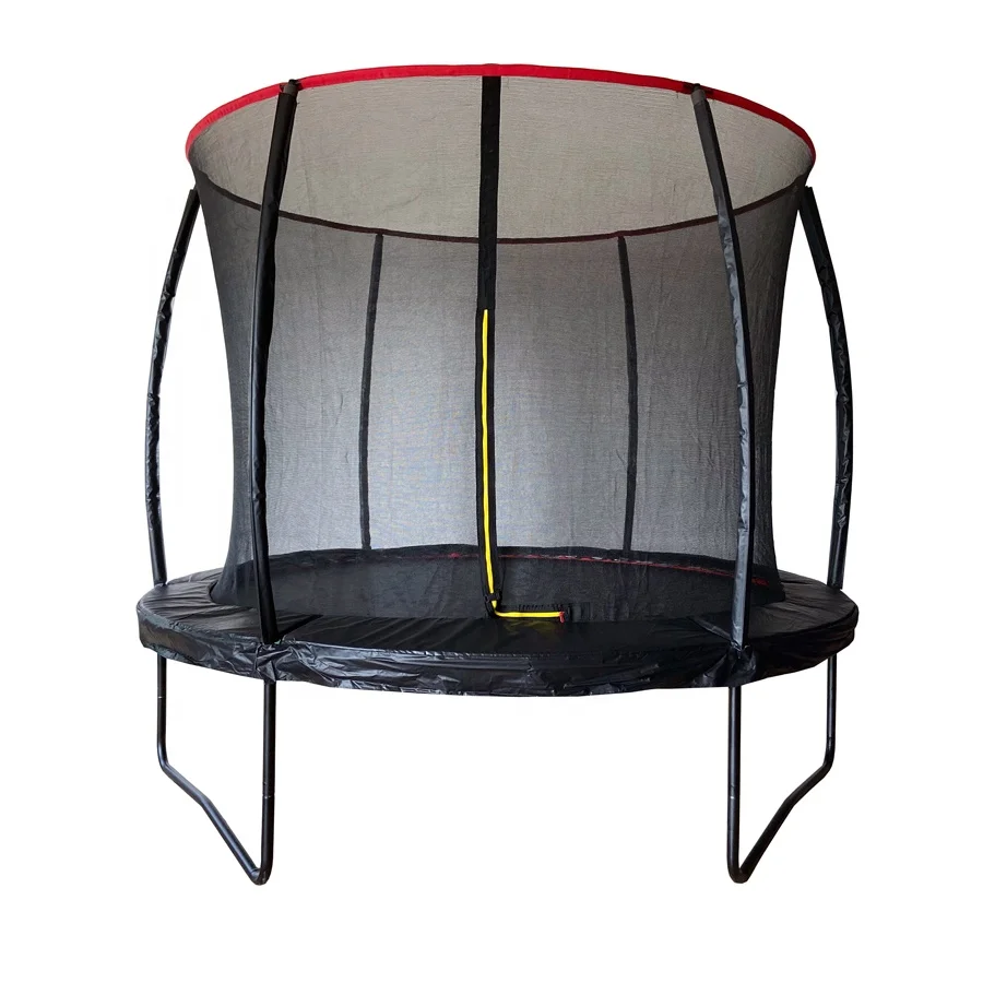 Funjump 8ft 10ft 12ft 14ft New Design Garden Round Trampoline Outdoor Safety Enclosure Jumping Adults Kids Trampolines