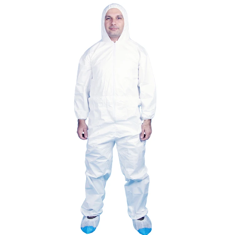 Medlink hubei customized OEM service non woven high protective Type 4B 5B 6B medical coverall