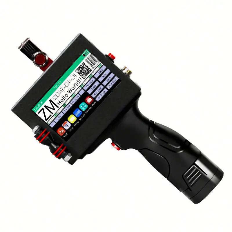 Портативный Дата истечения срока действия по-прежнему ручной струйный принтер кода