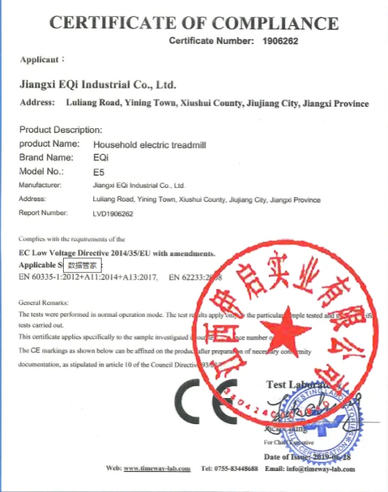 Easy Foldable Electric Home Treadmill Fitness Equipment  Walking Running Mini Treadmill China