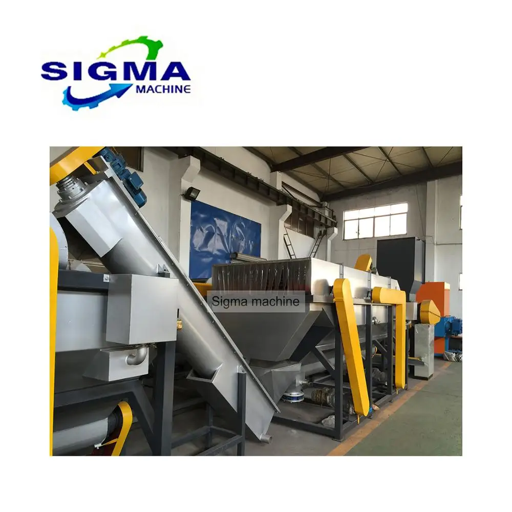 PET recycling and washing line