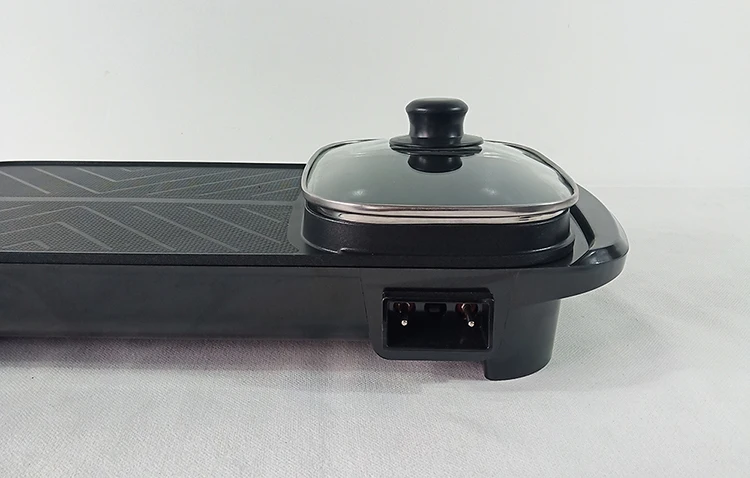 Home Use Electrical 2 in 1 Hot Pot and Steamer for Home Use