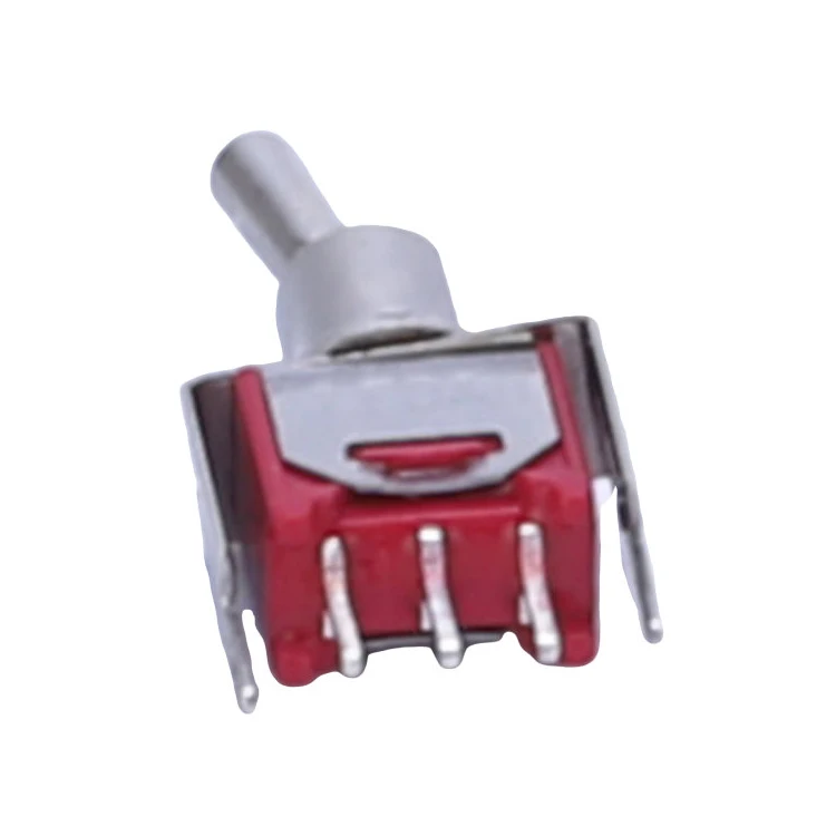 Made In China 1.5A 3A Momentary Latching Support Bracket 5Mm Red On-On 3Pin Spdt Switch Toggle
