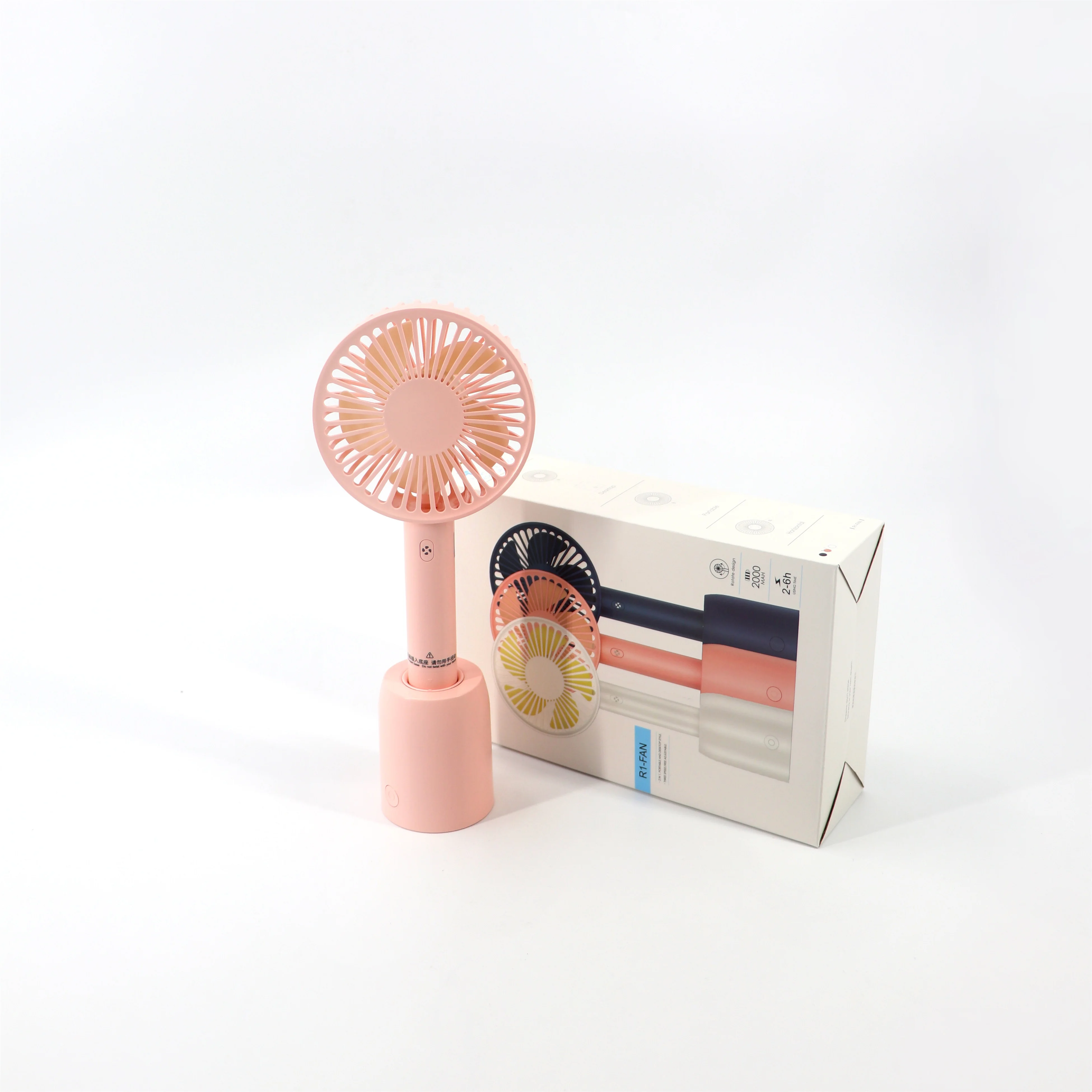 
Hebron battery charge fans travel mini portable handheld fan with holiday 