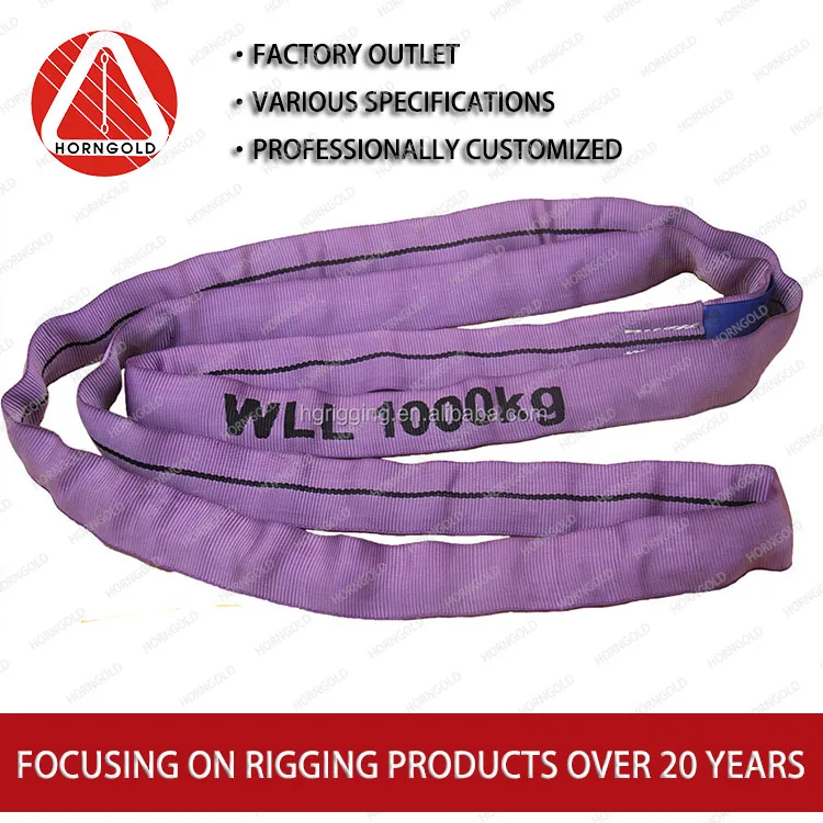 round webbing endless polyester lifting sling