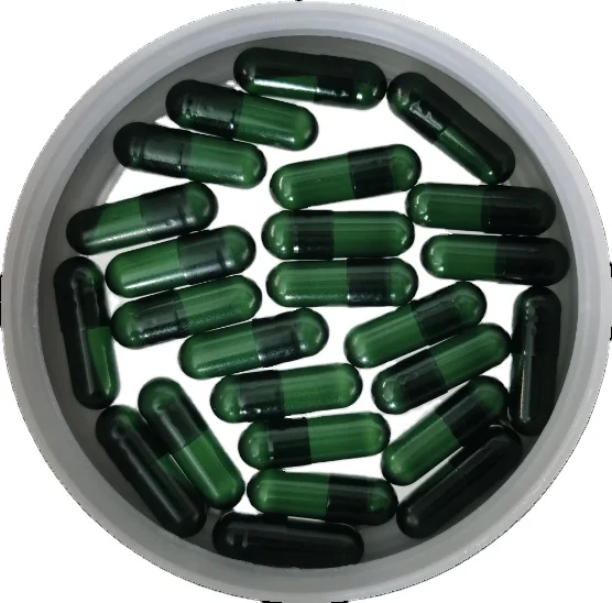Best Quality Vegan Capsules Size 00 0 Green Empty Capsula In Health Care Industry For Herbal Medicine