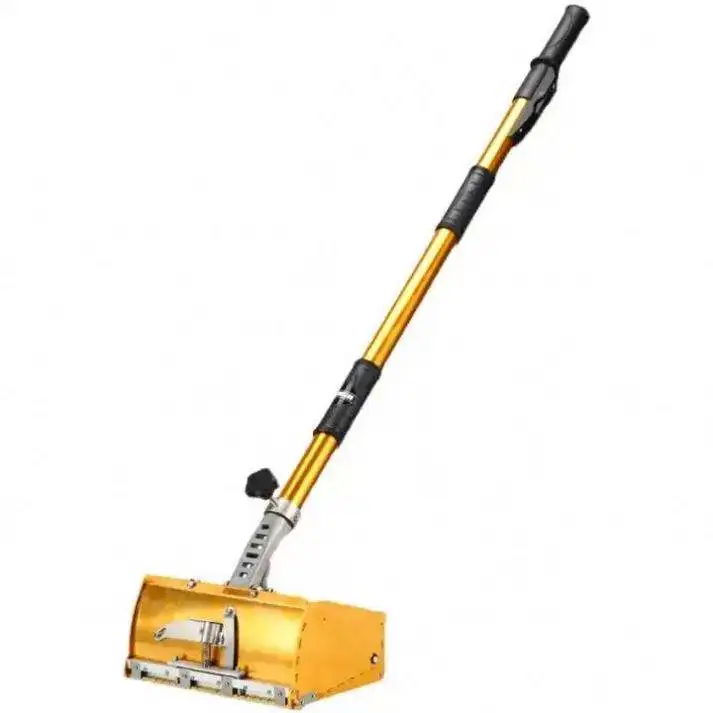10inch Metal Scraper Taping Tools Flat Finishing Drywall Plaster Box Flat Plastering Box Machine with Handle