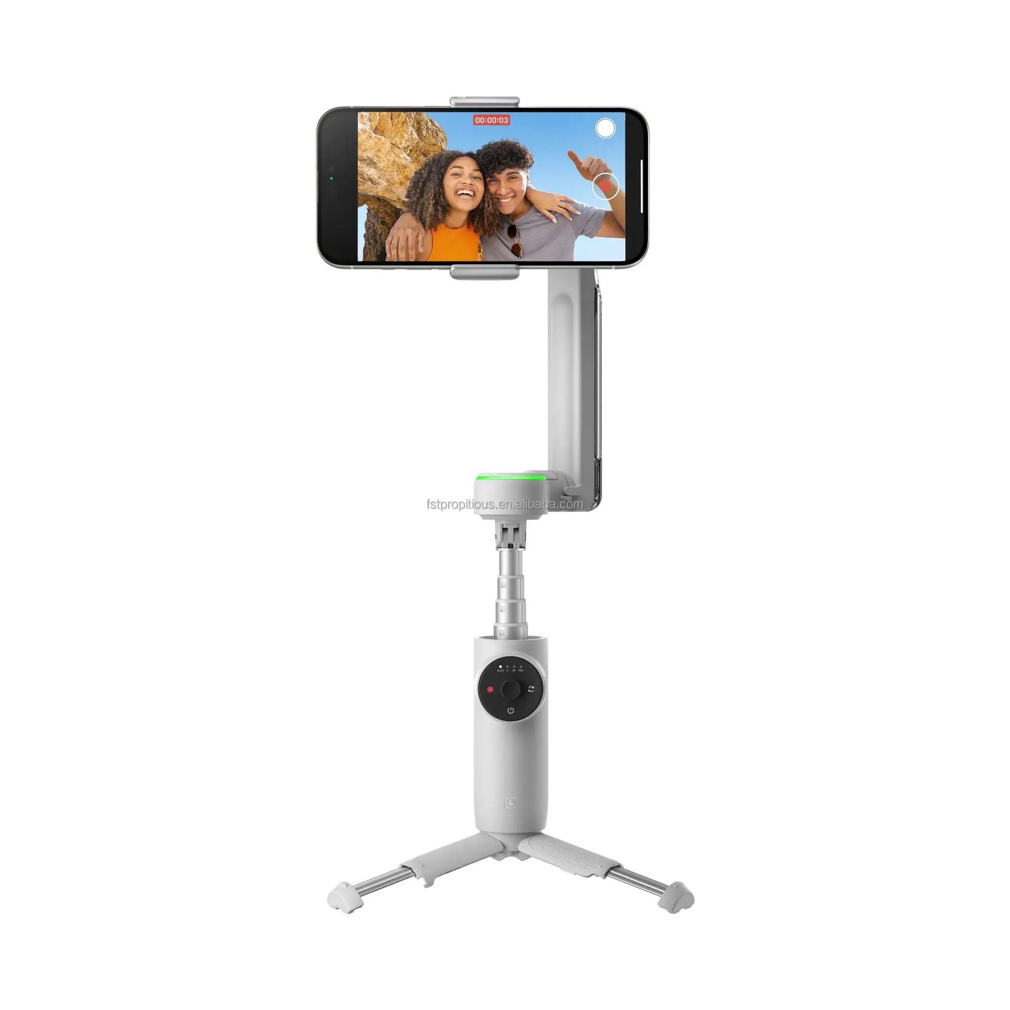 New Coming Insta360 Flow Pro Foldable Portable 360 Degree INFINITE PAN TRACKING Built-In Selfie Stick & Tripod VS insta360 Flow