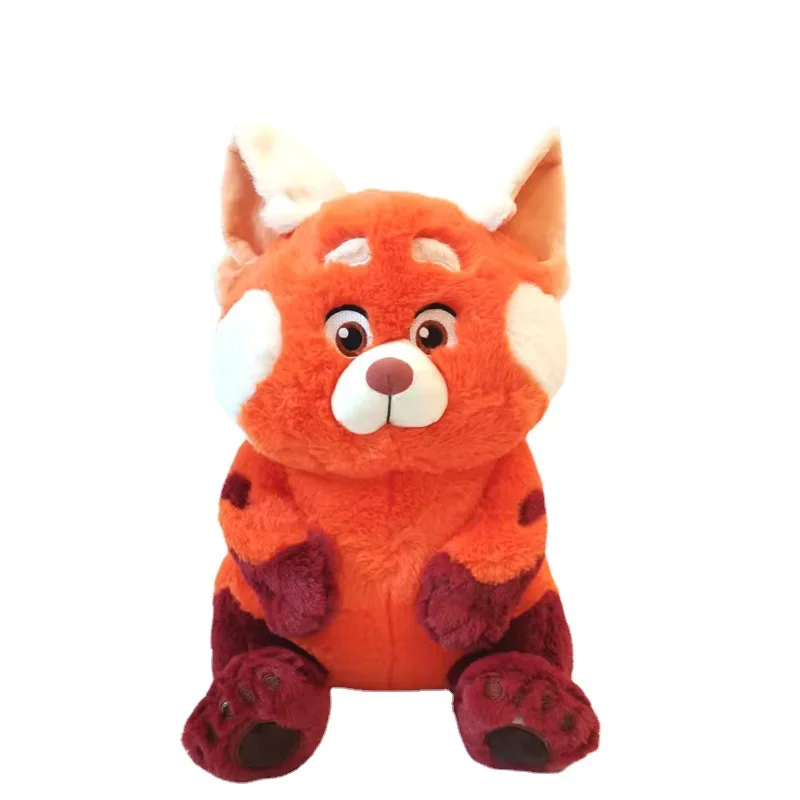 YWMX 30cm Turn Red Plush Toy Red Panda Youth Doll Raccoon Plush Stuffed Toys for Kids Room Decoration Wholesale