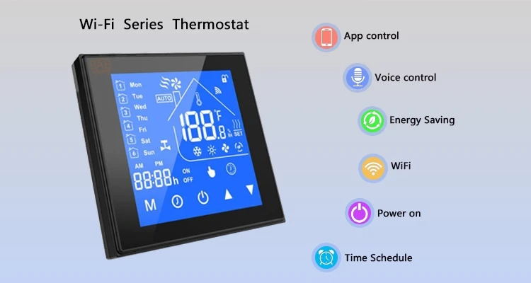 ewelink App Smart Wall-hung Sapules Wifi Thermostat For Water Boiler Electric Heating System