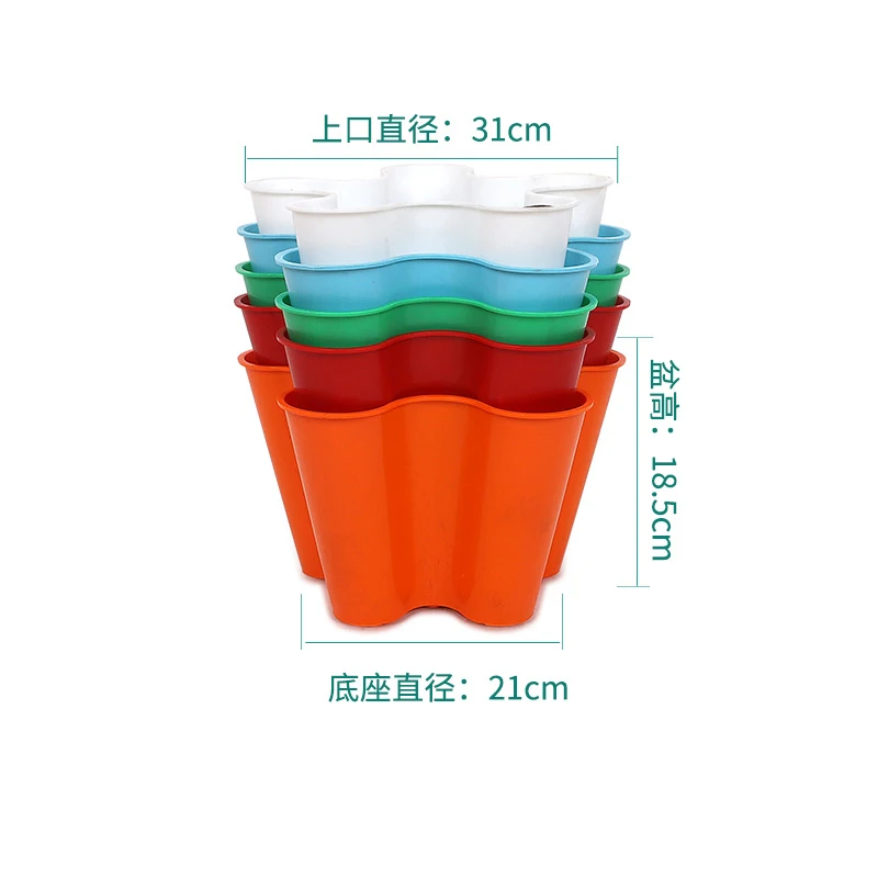 Indoor Stackable Plastic Planting Pot Vertical Tower Garden Pots