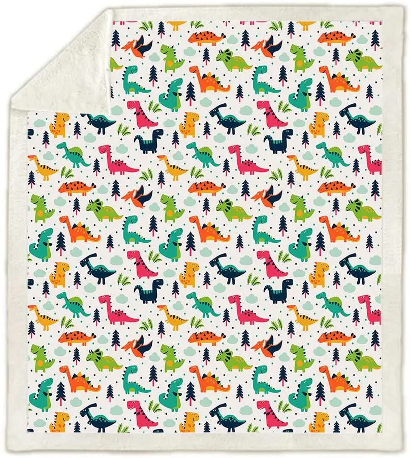 
Soft Fuzzy Reversible Microfiber Custom Printed Fleece Throw Blanket for Kids 