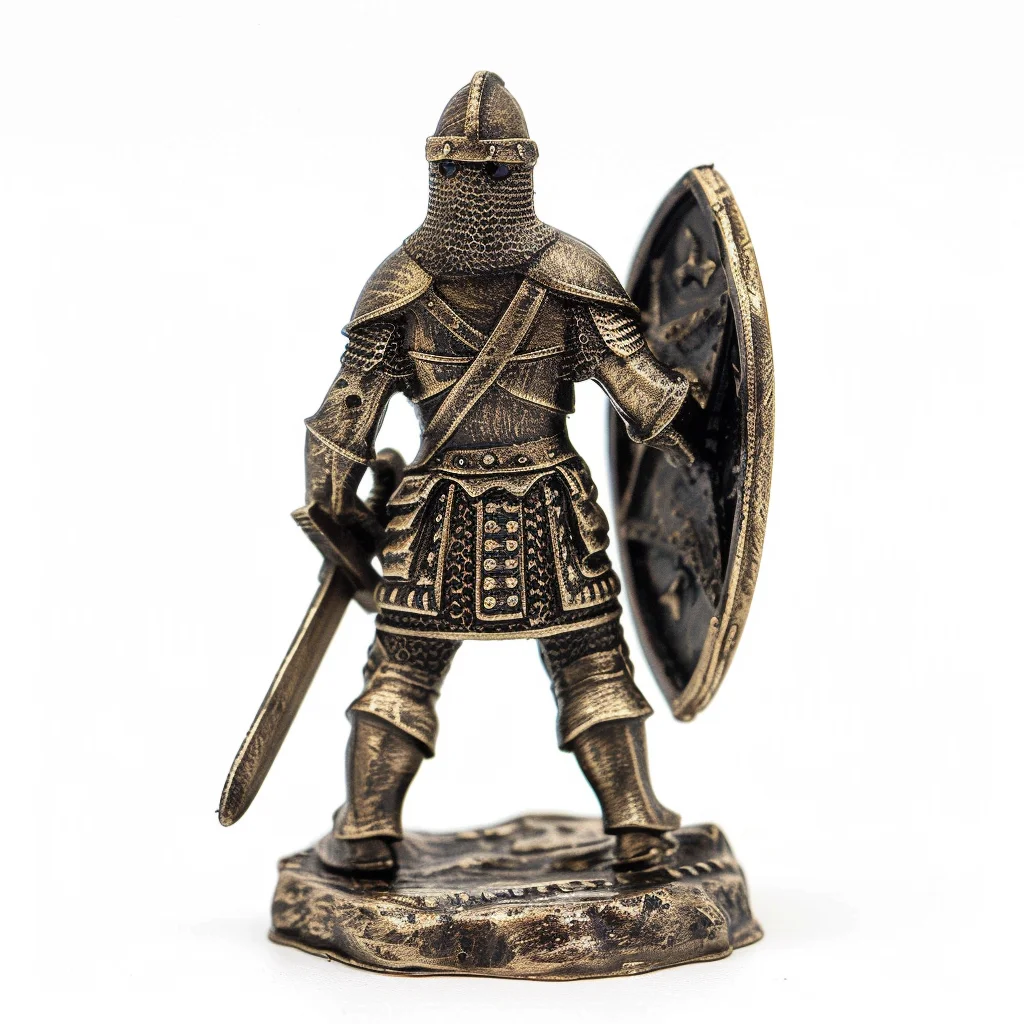 Manufacturer Antique Custom Made Metal 3D Zin Miniature Solider ActionMetal Soldier Figurine Sculpture