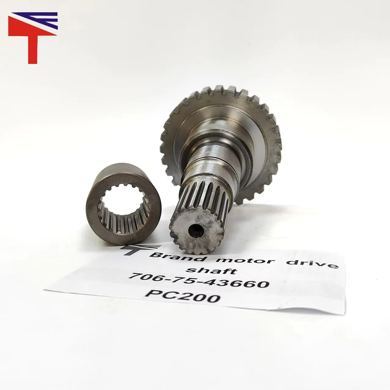 Машинный вал 706-75-43660 приводной двигателя для экскаваторов PC200-6 PC220-6 PC250 PC600 запчасти