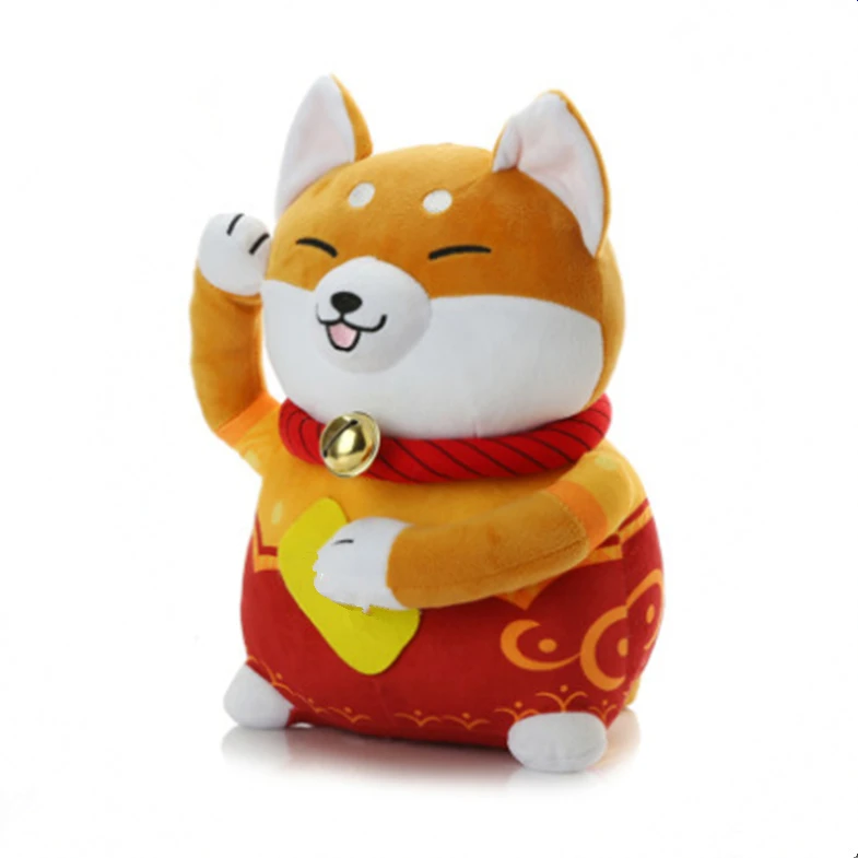 CE Standard Export Stuffed  Soft Velboa Comfortable Lovely Cuddly Shiba Inu