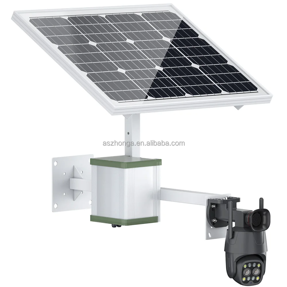 2K 1080P WIFI Security IP Camera Wireless 2MP 3G 4G SIM Card Outdoor PTZ CCTV Surveillance Cam 40W 20A Battery Solar Panel CamHi