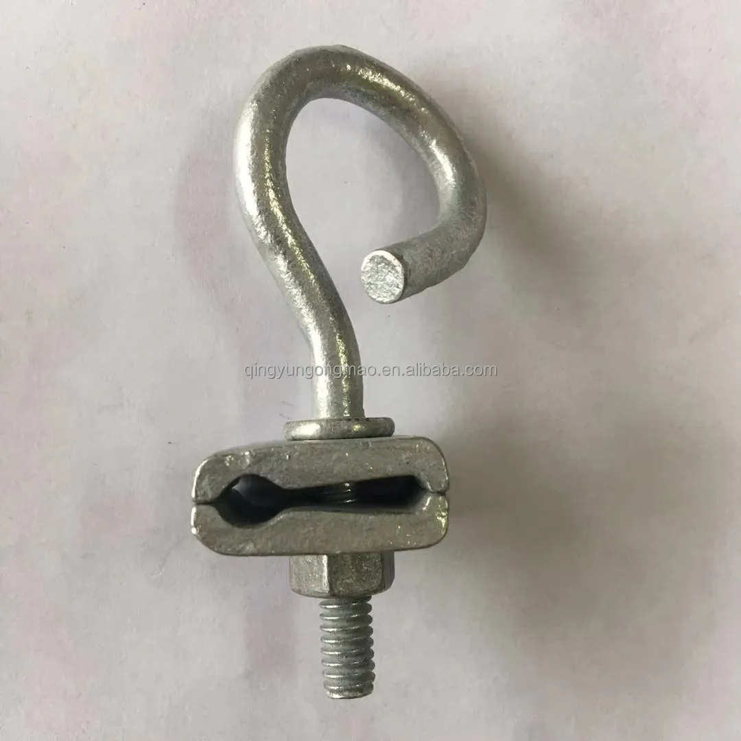 Adjustable Adss Optical Cable D Cable Lashing Wire Clamp multi-drop span clamp