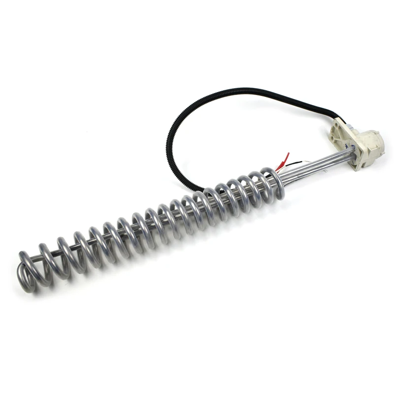 BRIGHT Anti Corrosion 380V 6KW Tubular Heating Element Coated Ptfe Immersion Water Heater For Electroplating Industry