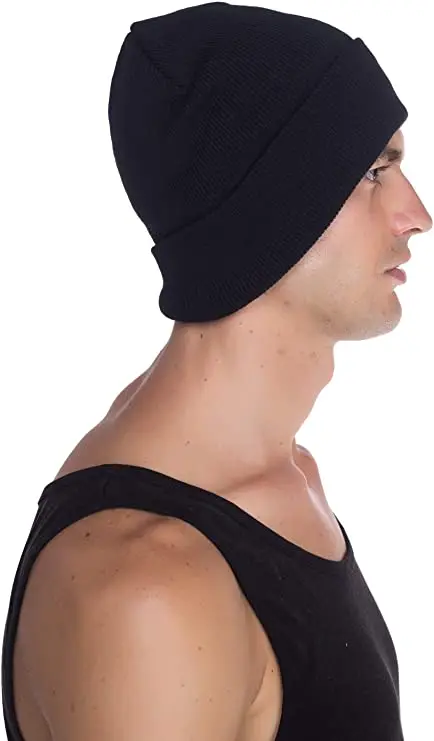 Amzaon Hot Selling Products Premium Customize Merino Wool Knit Lana Crochet Beanie Winter Toque Caps