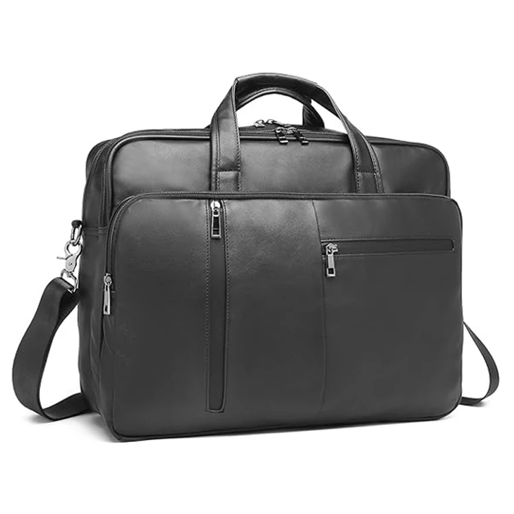 OEM Custom High Quality Leather Messenger Laptop Bag