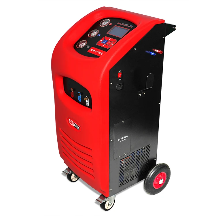New Car AC Gas Recharge Recycling Recharging Refrigerant Auto A/C Service Recovery Machine