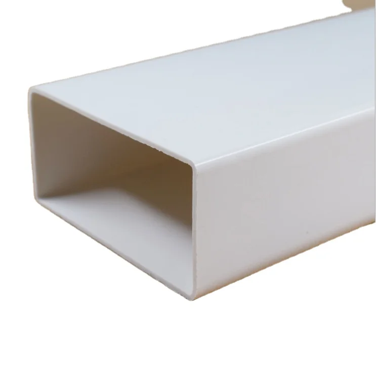 UPVC PP HDPE Hollow Square Rectangular Channel Tube