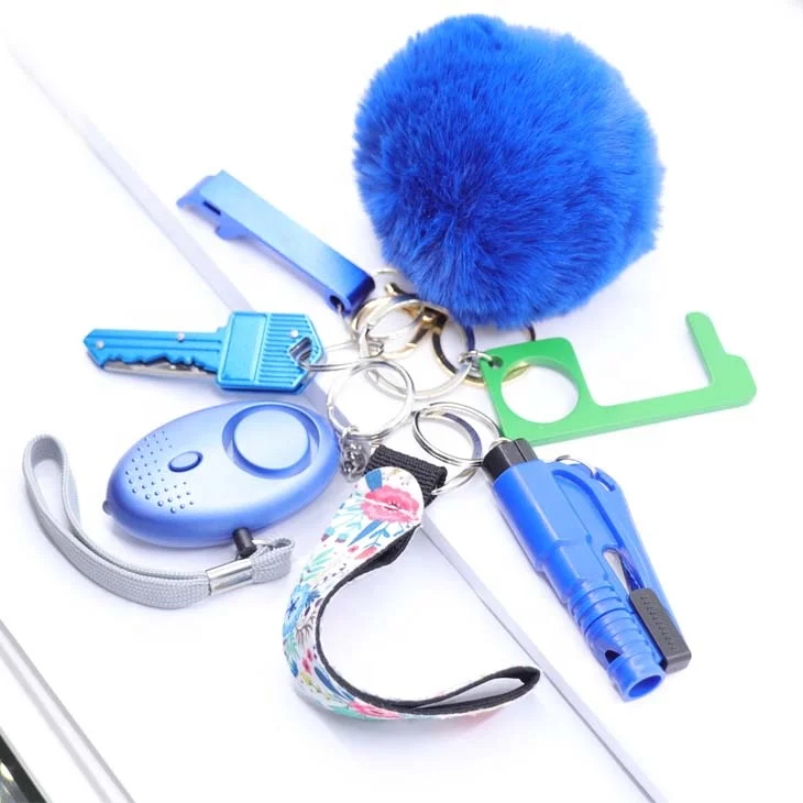 
Verified self defense keychain manufacturer wholesale color customizable self defense keychain vender 