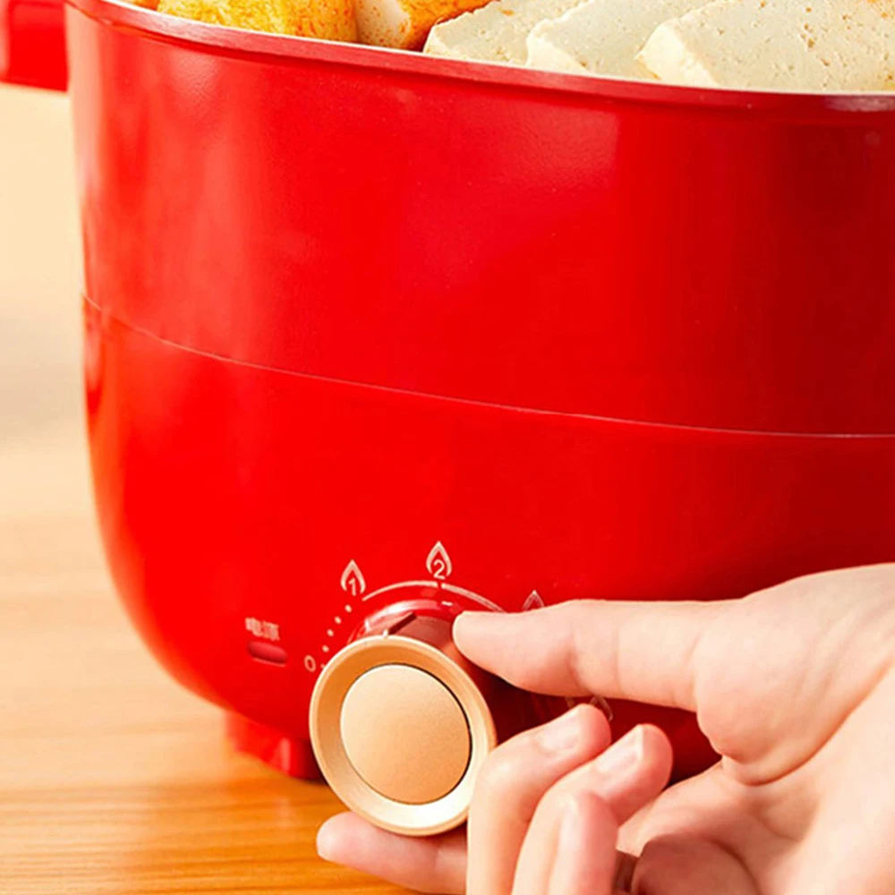 Easy To Clean Split Design Cooking Pot 3L Home Use Kitchen Electric Hot Pot