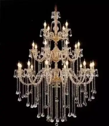 The best-selling modern decoration luxurious and atmospheric creative candle design crystal chandelier French romantic style