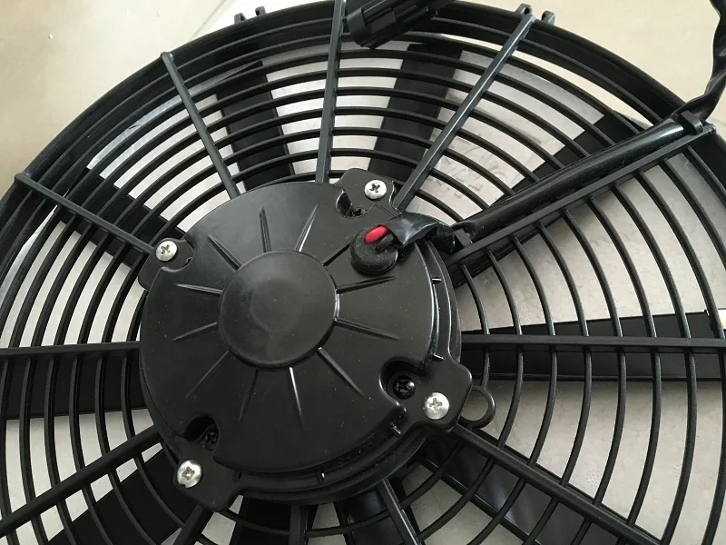 14 inch 24V dc brush fan transportation equipment radiator condenser industrial fan replace Spal