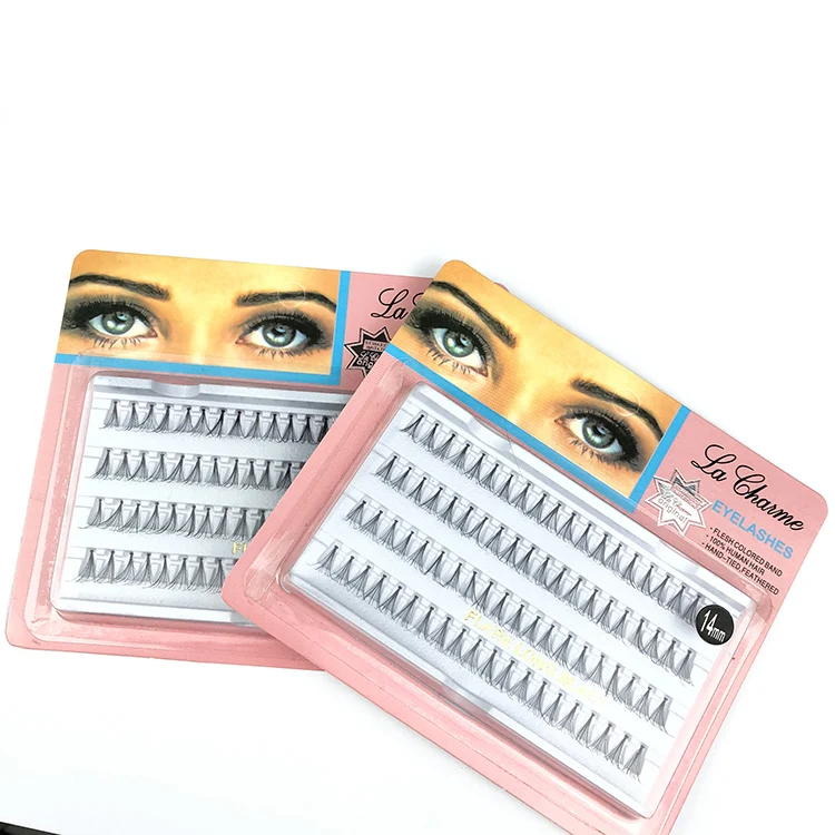 Individual Eyelash Extensions Self Grafting Lashes Natural Looking Premade Fans 5D Fake Eyelashes