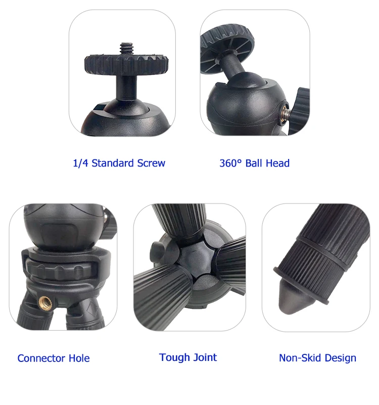 New Mini Portable Phone Tripod Stand Camera Camcorder Projector Tripod For Live Stream