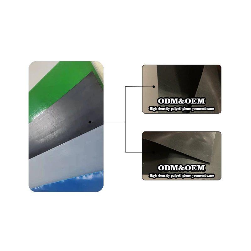 2,0 мм 3,0 мм непромокаемый HDPE Полиэтилен высокой плотности геомембрана водонепроницаемый материал для крыши