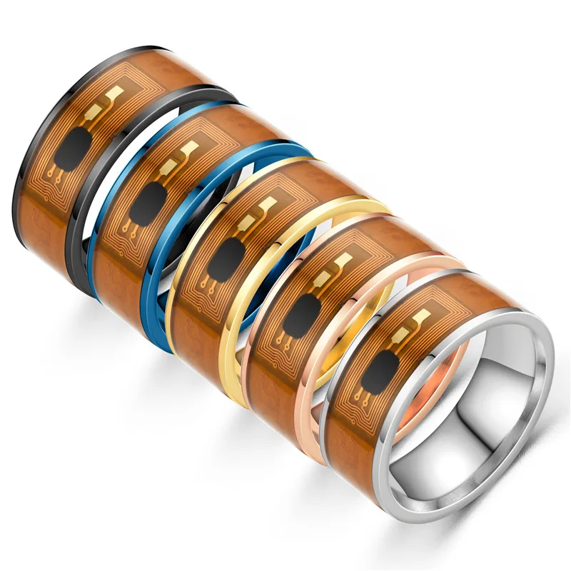 New Arrival Fashion Stainless Steel Smart NFC Payment Ring