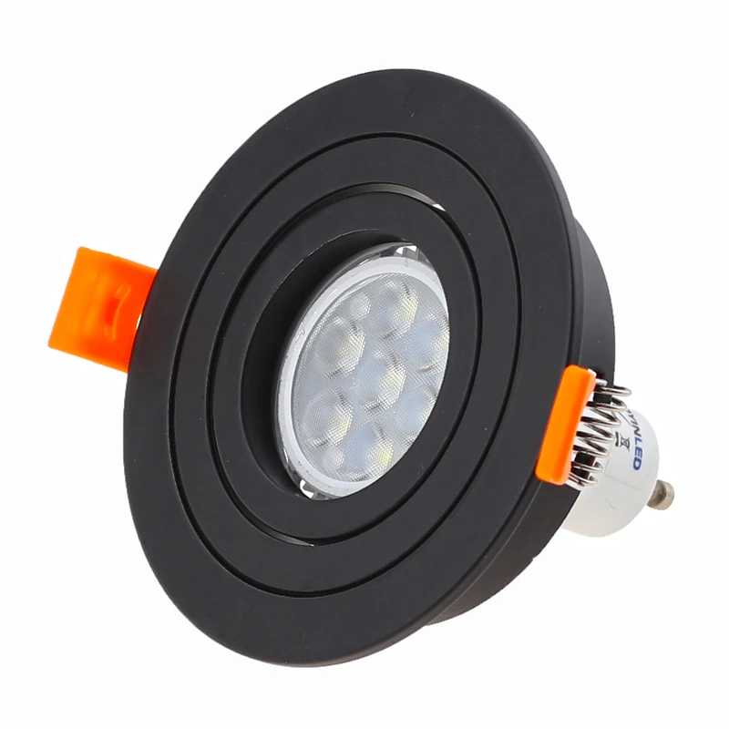 2019 новый дизайн, утопленный Точечный светильник, круглый потолочный светильник, светодиодная рама точечного светильника