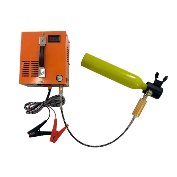 PCP air compressor 12V 4500psi 300bar 30mpa 350W 220Vpcp air automobile compressor pump transformer high-voltage miniature