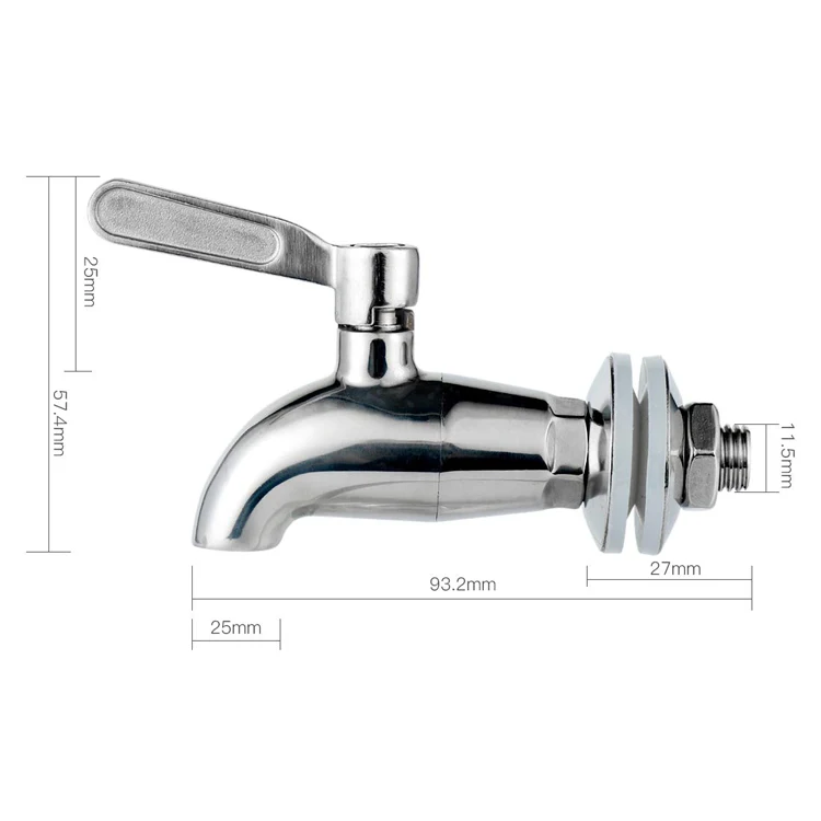 
Best quality SUS304 drink dispenser tap ball valve drink dispenser tap 